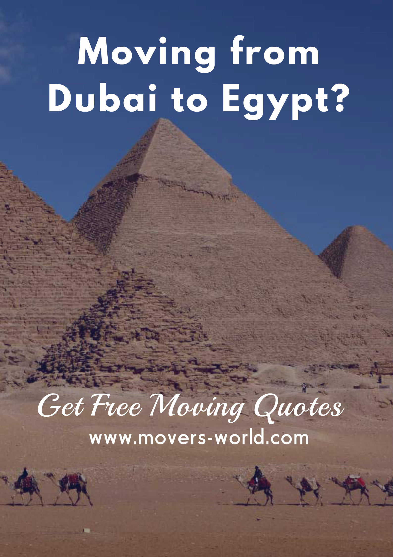 Moving from Dubai to Egypt?